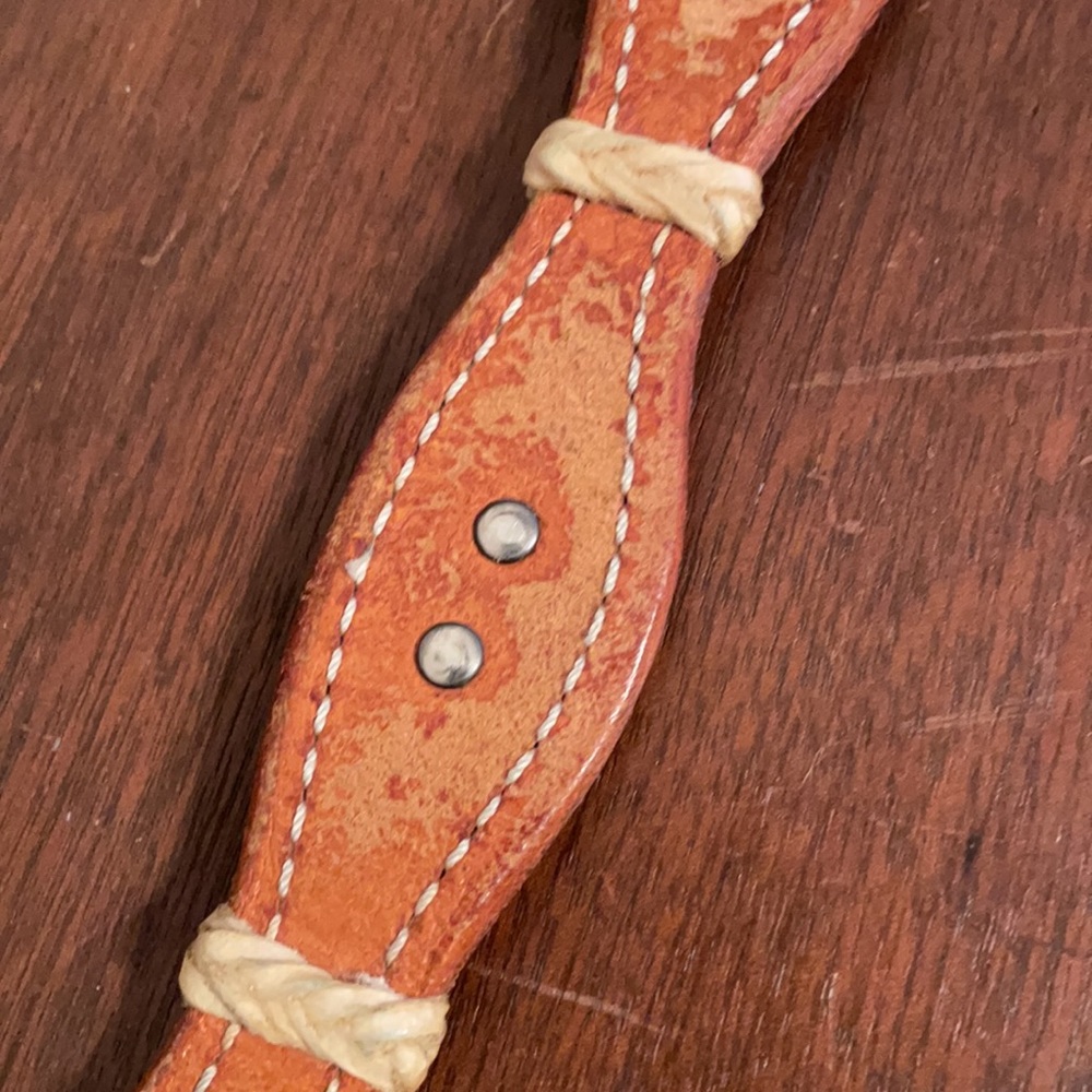 Cowboy Gear Handmade Leather / Rawhide Belt - Picture 8 of 8